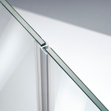 Beispiel eines Anschlagprofils für eine 180°-Glas-an-Glas-Situation