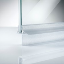 Beispiel einer Schleiflippendichtung mit seitlich sitzender Lippe in einer 180°-Situation