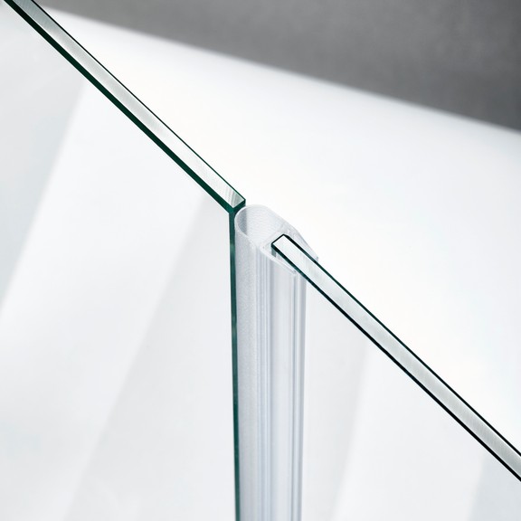 Beispiel einer Hohlkammerdichtung für eine 180°-Glas-an-Glas-Situation