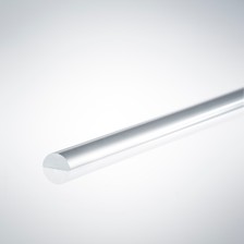 Beispiel für einen Acrylhalbrundstab für 4mm Glasstärke