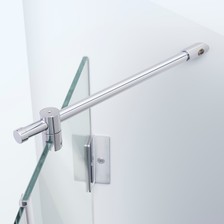 Beispiel einer 45°-Distanzstange für 6-8 mm Glasstärke