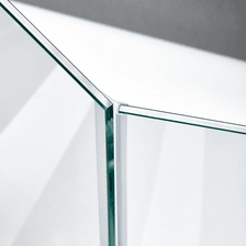 Beispiel einer Mitteldichtung für eine 135°-Glas-an-Glas-Situation