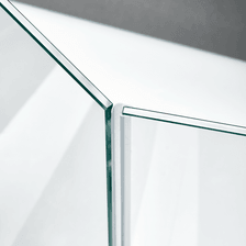 Beispiel einer Mitteldichtung für eine 135°-Glas-an-Glas-Situation