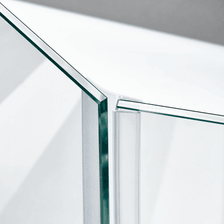 Beispiel einer Mitteldichtung für eine 135°-Glas-an-Glas-Situation