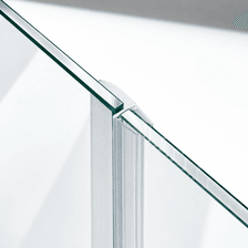 Beispiel einer Mitteldichtung für eine 180°-Glas-an-Glas-Situation
