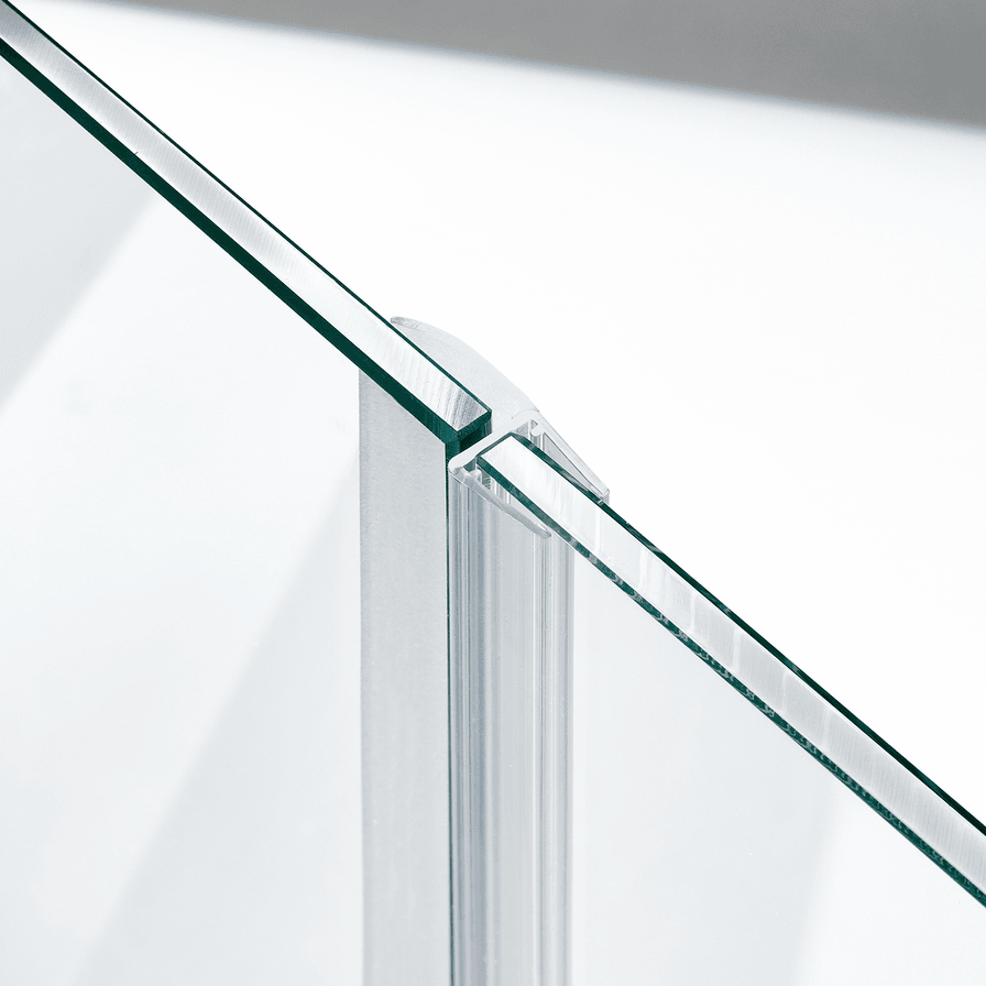 Beispiel einer Mitteldichtung für eine 180°-Glas-an-Glas-Situation
