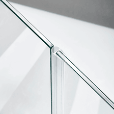 Beispiel einer Hohlkammerdichtung für eine 180°-Glas-an-Glas-Situation