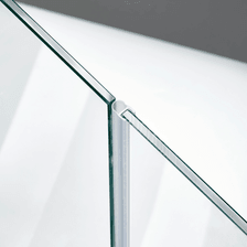 Beispiel einer Hohlkammerdichtung für eine 180°-Glas-an-Glas-Situation