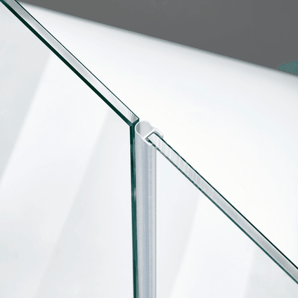 Beispiel einer Hohlkammerdichtung für eine 180°-Glas-an-Glas-Situation