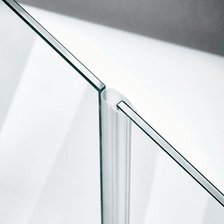 Beispiel einer Hohlkammerdichtung für eine 180°-Glas-an-Glas-Situation