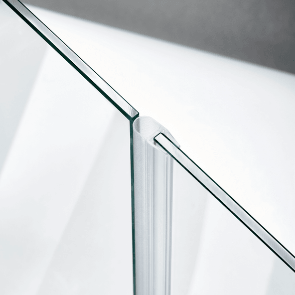 Beispiel einer Hohlkammerdichtung für eine 180°-Glas-an-Glas-Situation