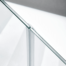 Beispiel einer Mitteldichtung für eine 180°-Glas-an-Glas-Situation