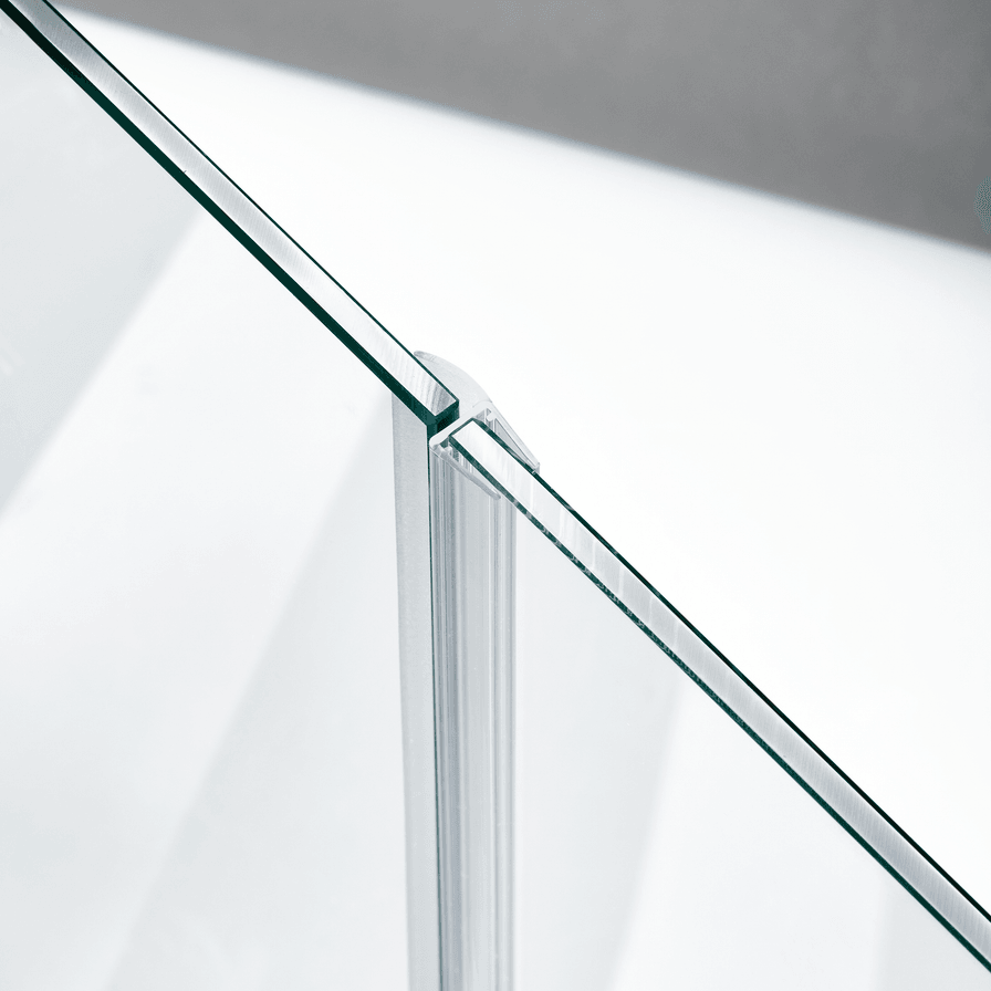Beispiel einer Mitteldichtung für eine 180°-Glas-an-Glas-Situation