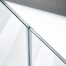 Beispiel einer Mitteldichtung für eine 180°-Glas-an-Glas-Situation