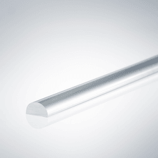 Beispiel für einen Acrylhalbrundstab für 5mm Glasstärke