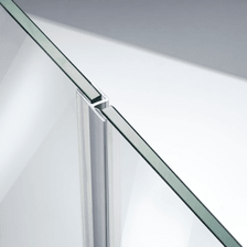 Beispiel eines Anschlagprofils für eine 180°-Glas-an-Glas-Situation
