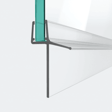3D model of a sweep seal with an extra-long sealing flap for a 180° situation