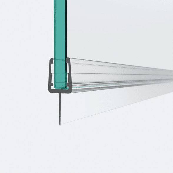 3D-Modell einer Schleiflippendichtung mit einer Dichtlippe für eine 180°-Situation
