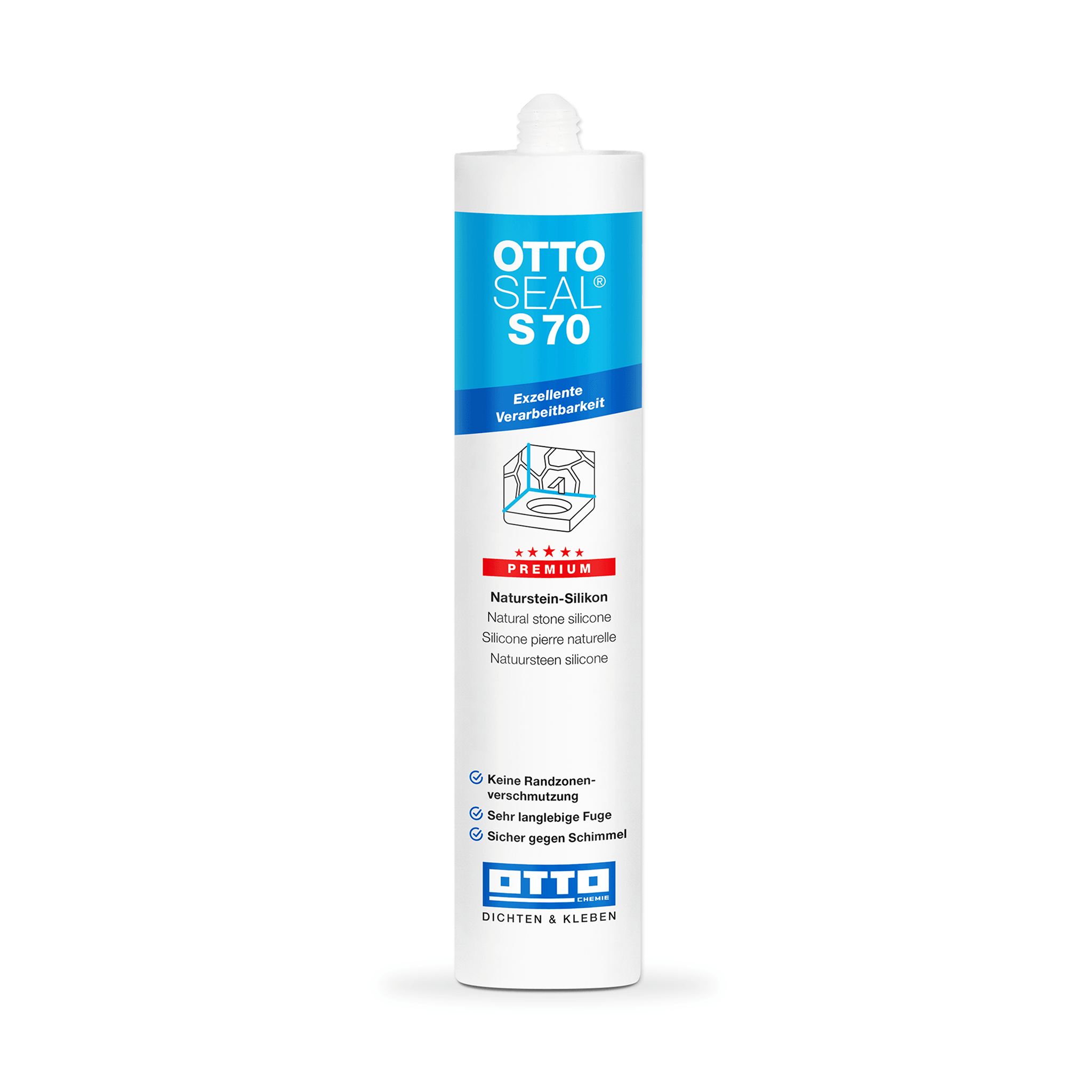 OTTO-CHEMIE S70 silicone for sealing showers