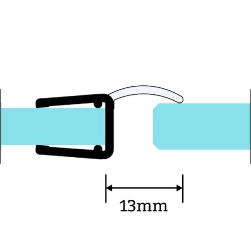 Mitteldichtung | 6-8 mm Glasstärke | 250 cm Länge