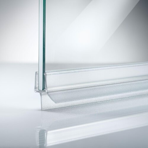 Schleiflippendichtung | 4-5 mm Glasstärke | 100 cm Länge