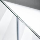 Mitteldichtung | 6 mm Glasstärke | 250 cm Länge | kurzer Glaseinstand
