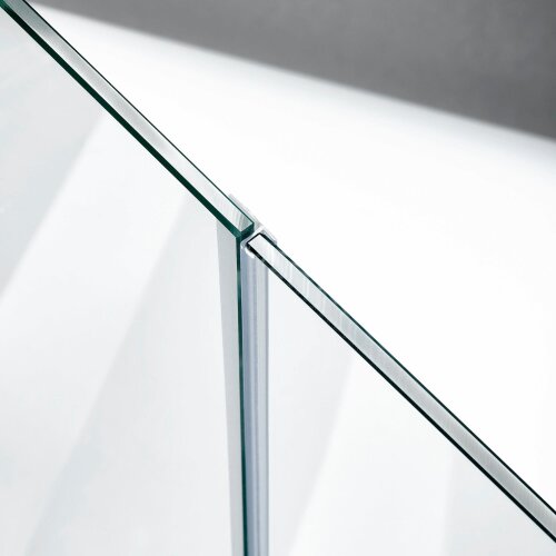 Mitteldichtung | 6 mm Glasstärke | 200 -250 cm Länge | kurzer Glaseinstand