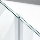 Mitteldichtung mit langem Wasserabweiser | 6-8 mm Glasstärke | 200 cm Länge