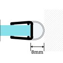 Hohlkammerdichtung | Chrom / Alu Design | | 4-5 mm | 6-8...