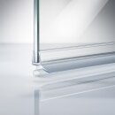 Schleiflippendichtung -H- | 4-5 mm | 6-8 mm Glasstärke | 100 cm Länge